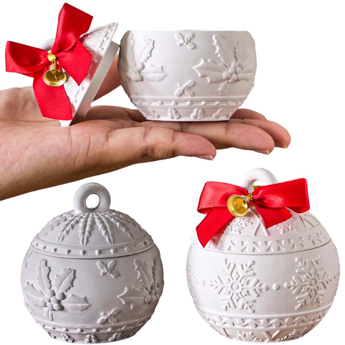 Candle Making Kit Xmas - Molde de silicona para tarro de