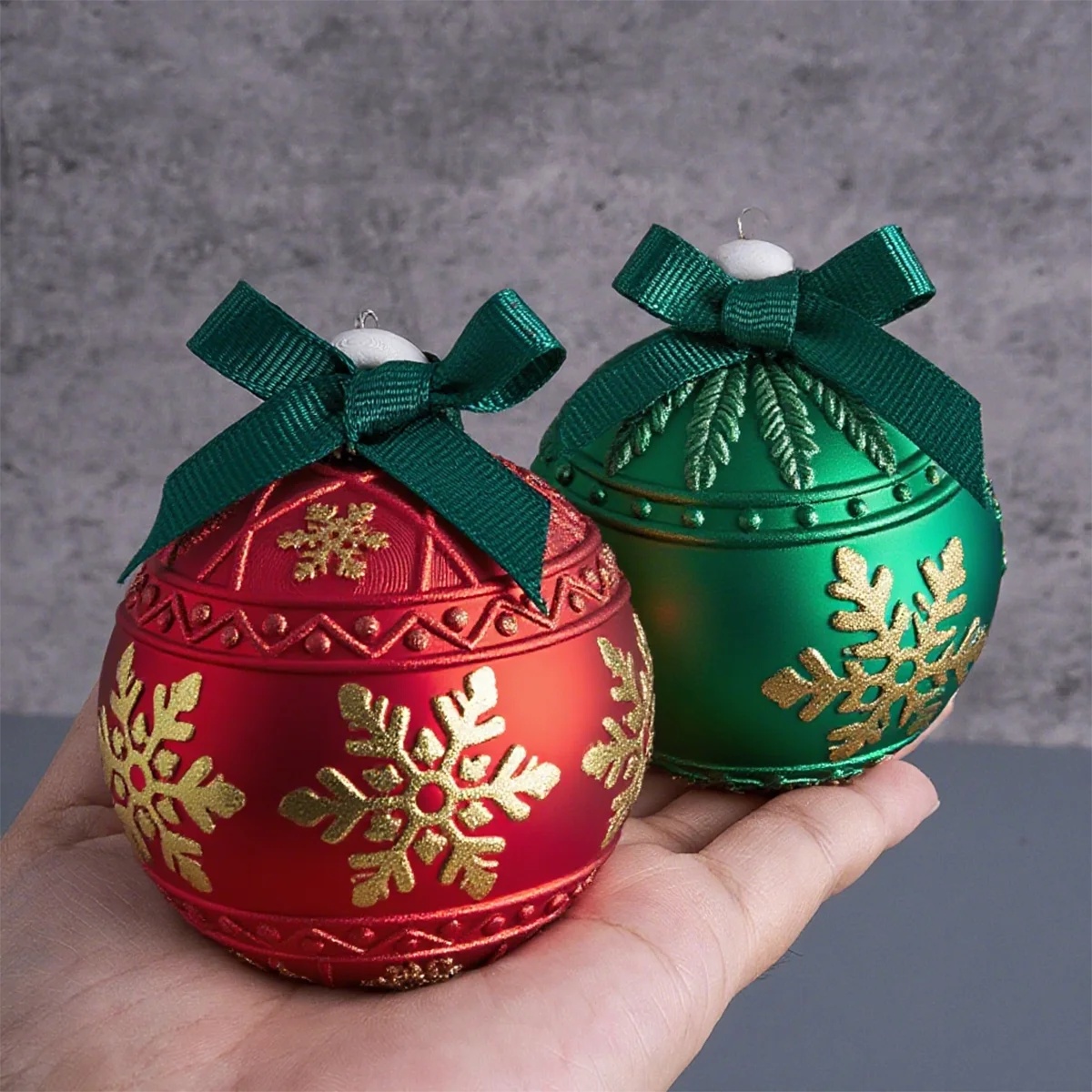Candle Making Kit Xmas - Tarro de vela de bola redonda