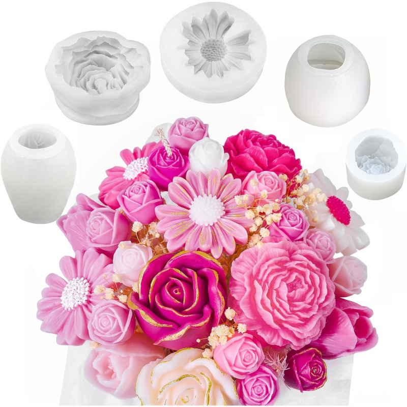Candle Making Kits - Juego de moldes para velas con