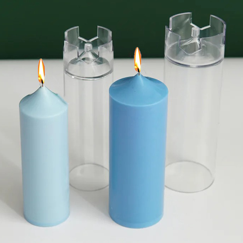 Candle Making At Home - Molde de vela cilíndrica de aguja
