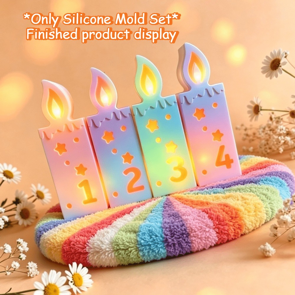 Candle Making Kit Xmas - Kit de moldes de silicona para