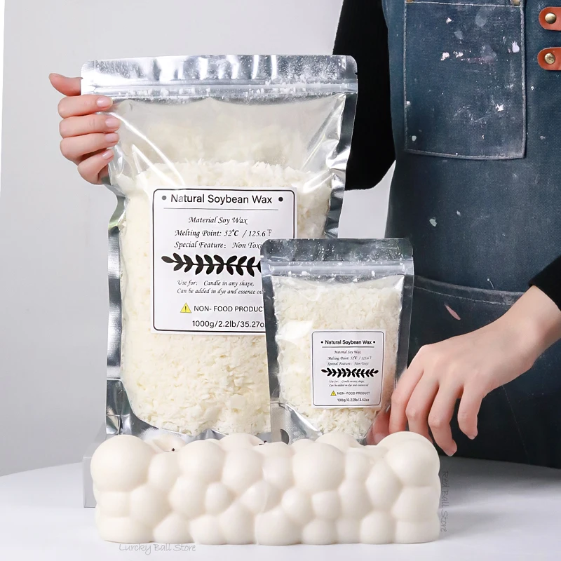 1000g 500g 250g 100g cera de s - Candle Making Kits reseña y precio