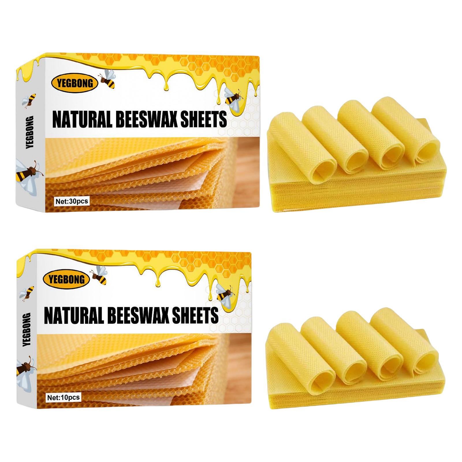 Hojas de cera de abejas, hojas - Candle Making Kit Beeswax reseña y precio