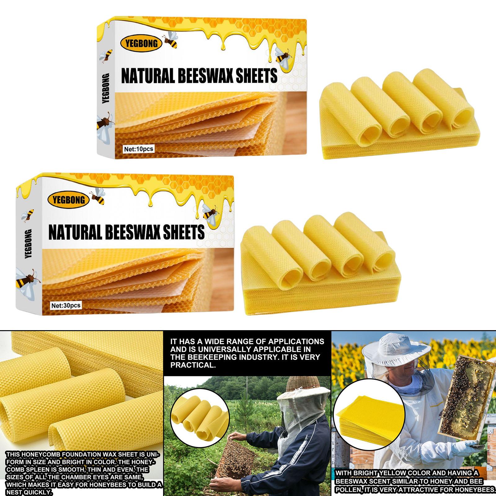 Hojas de cera de abejas, hojas - Candle Making Kit Beeswax reseña y precio