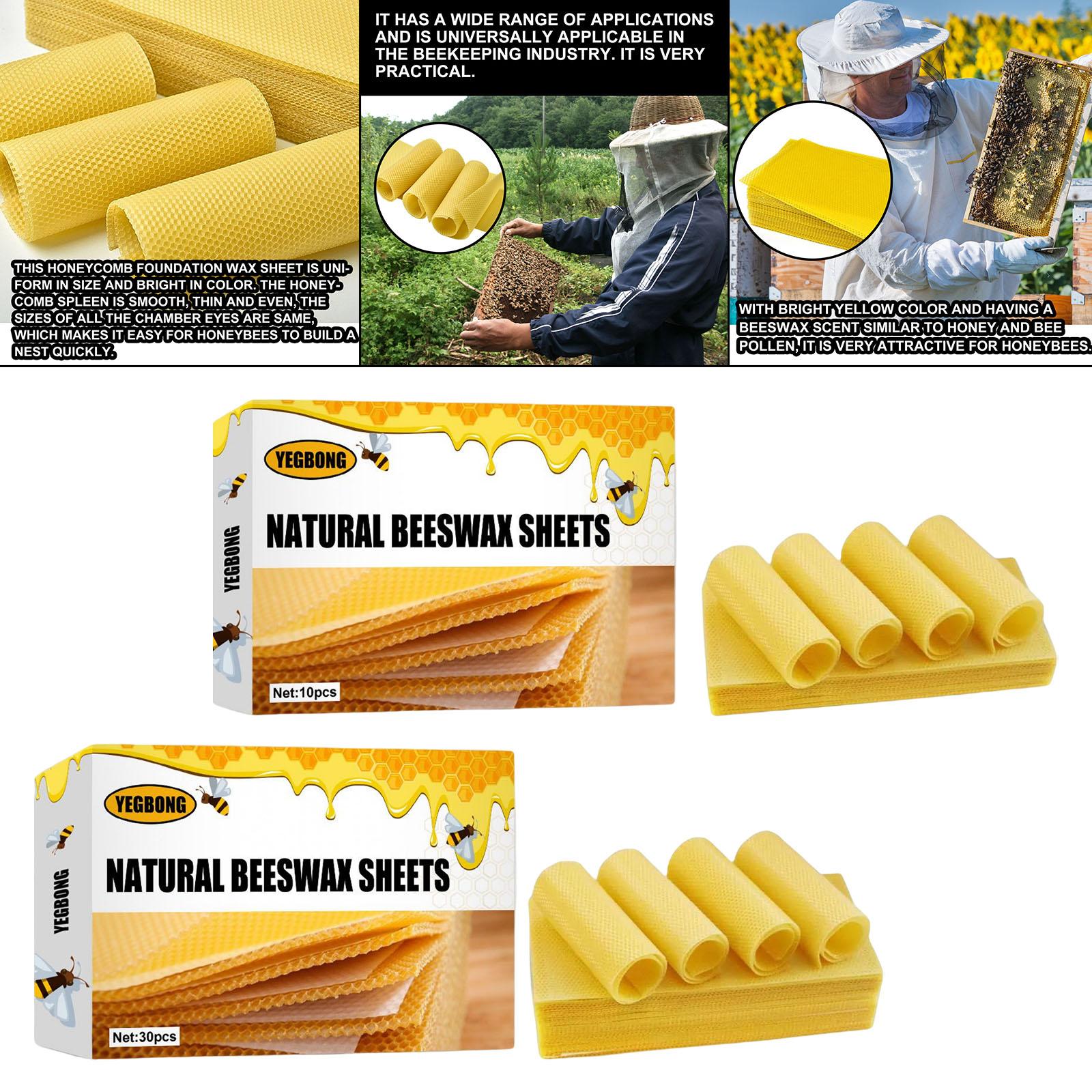 Hojas de cera de abejas, hojas - Candle Making Kit Beeswax reseña y precio