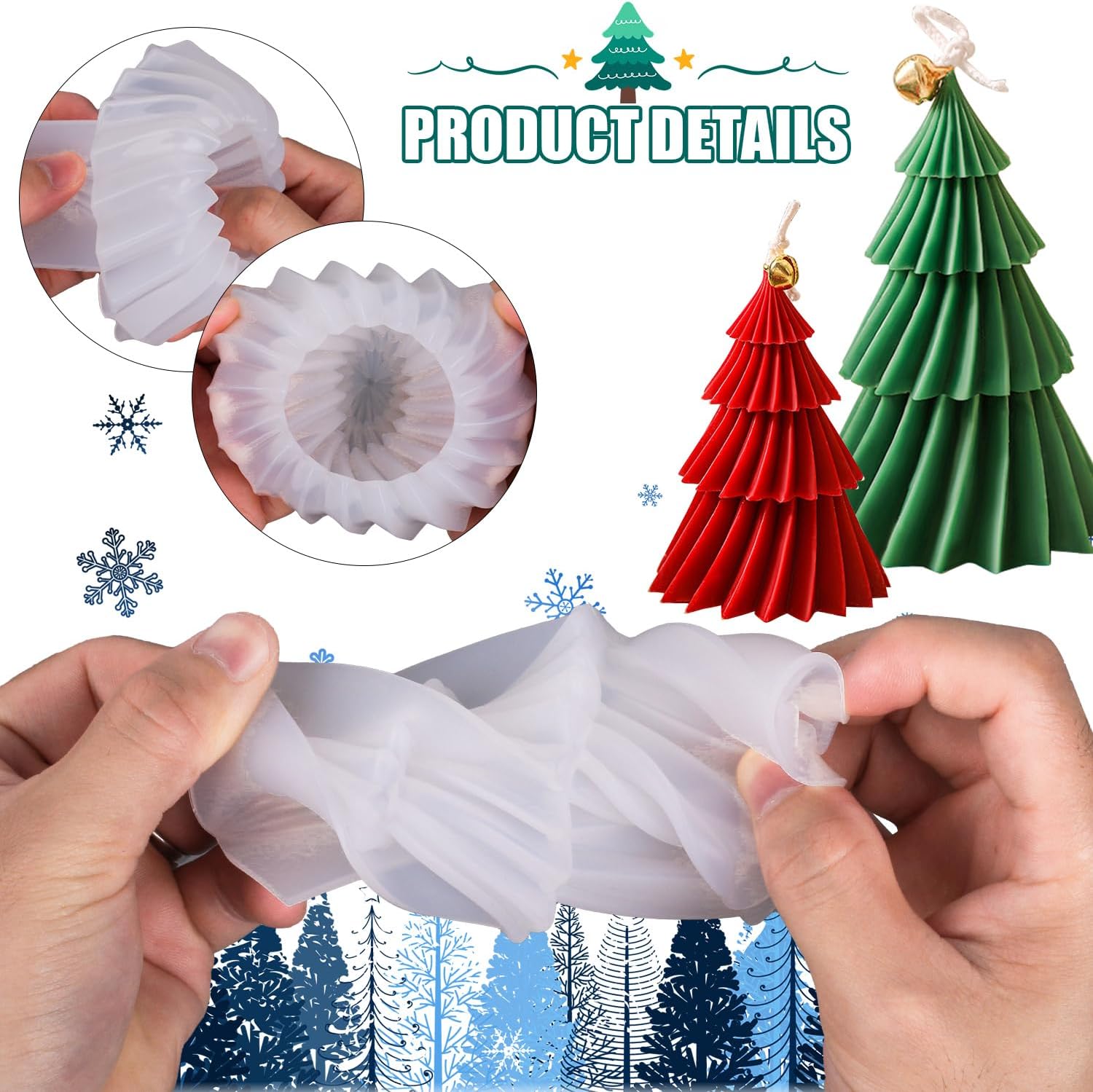 Kit de Molde de Silicona para  - Candle Making Kit Xmas reseña y precio