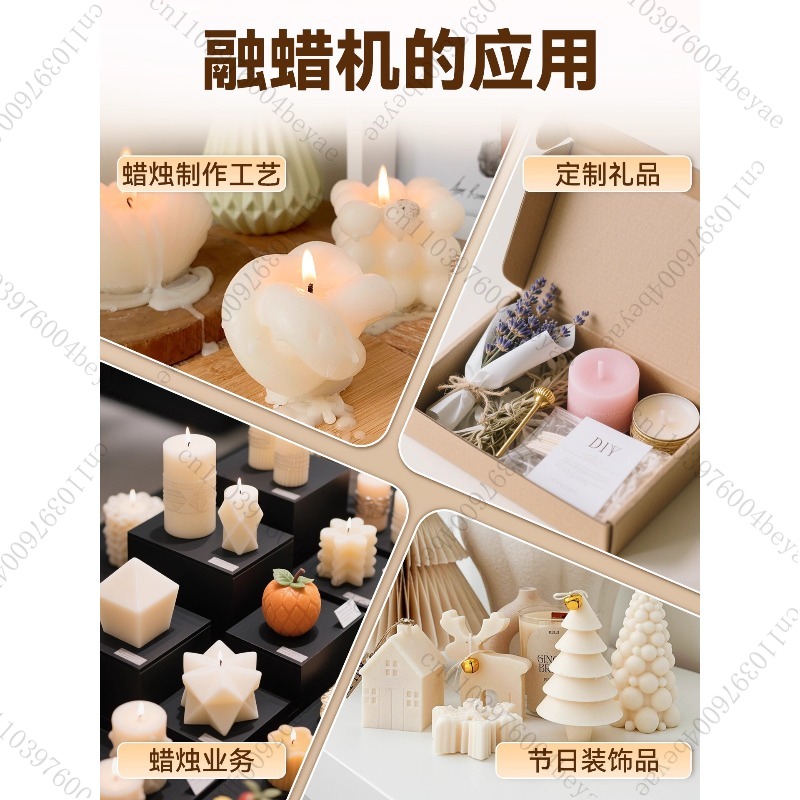 Olla eléctrica para derretir c - Candle Making Kit Beeswax reseña y precio