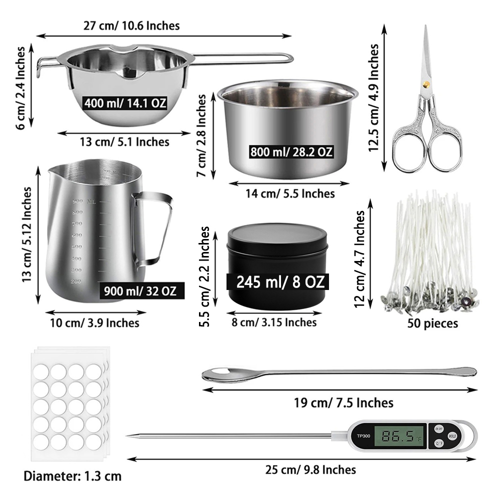 Glintmos Kit de fabricación de - Candle Making Kits reseña y precio