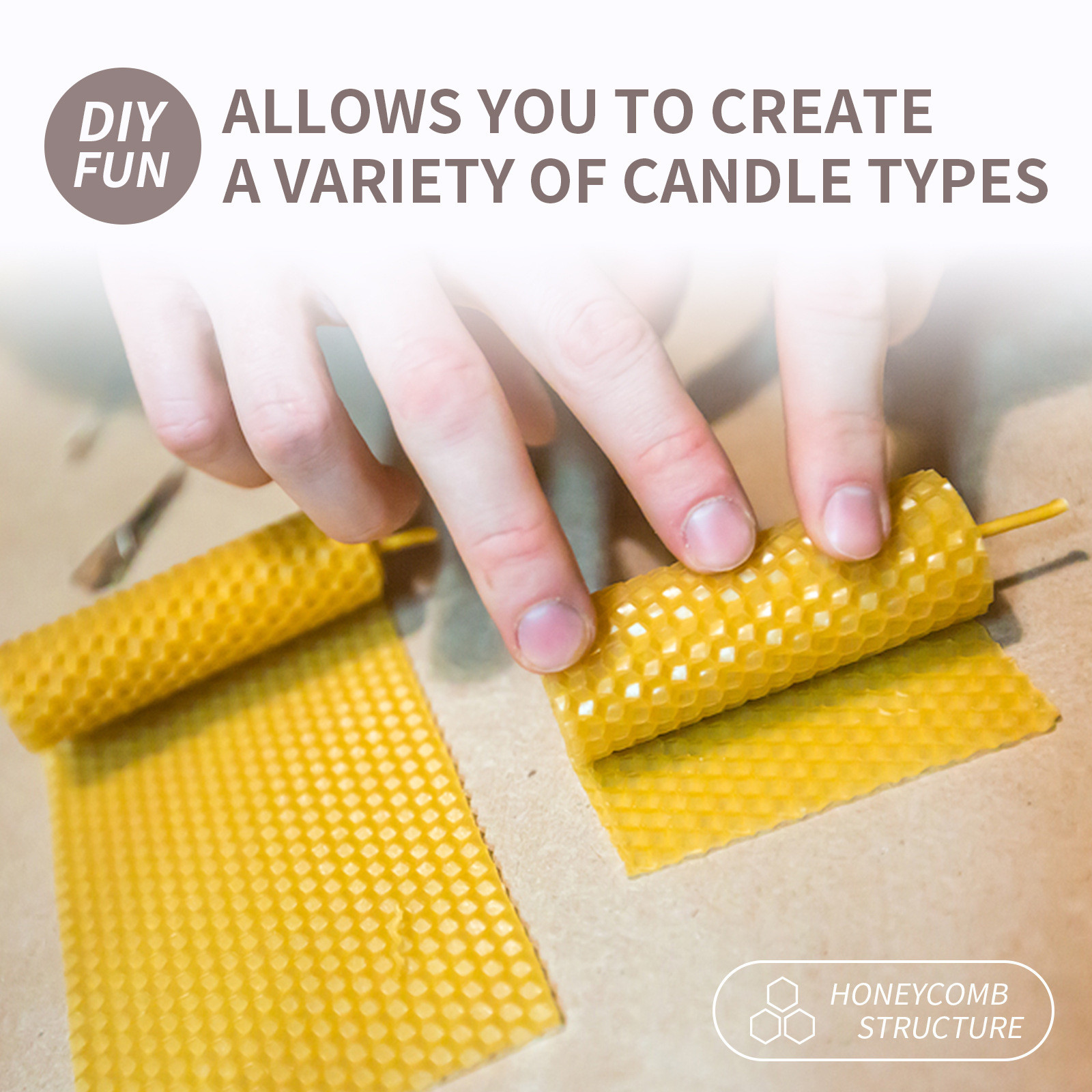 Hojas de cera de abejas Natura - Candle Making Kit Beeswax reseña y precio