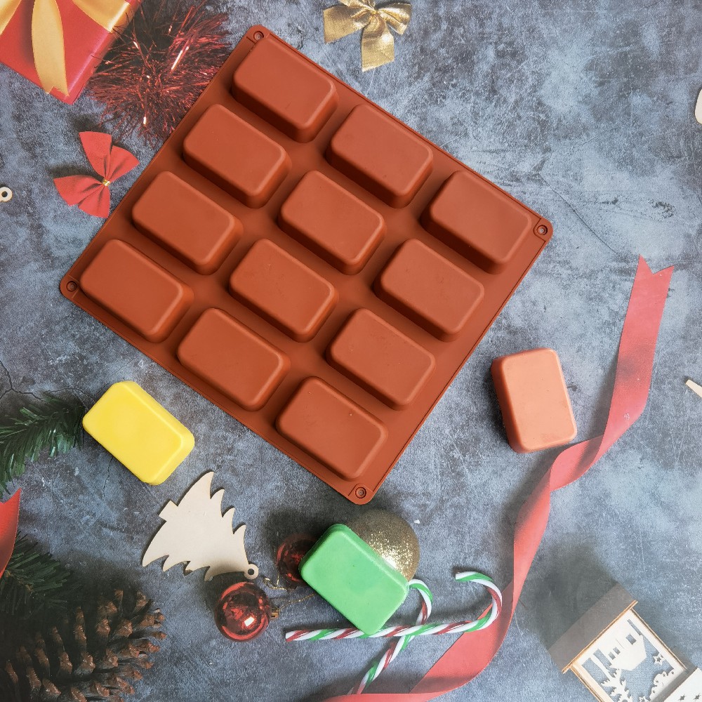 Molde cuadrado de silicona par - Candle Making Easy reseña y precio