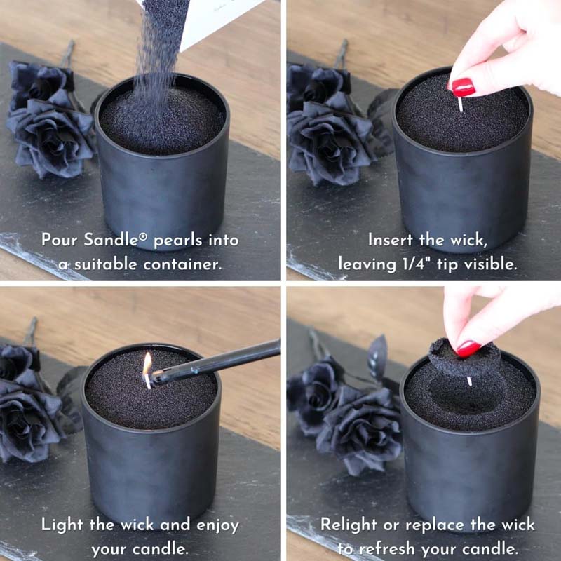 Arena Negra para Velas con Mec - Candle Making Easy reseña y precio