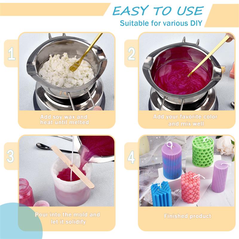 Material de parafina de cera d - Candle Making At Home reseña y precio