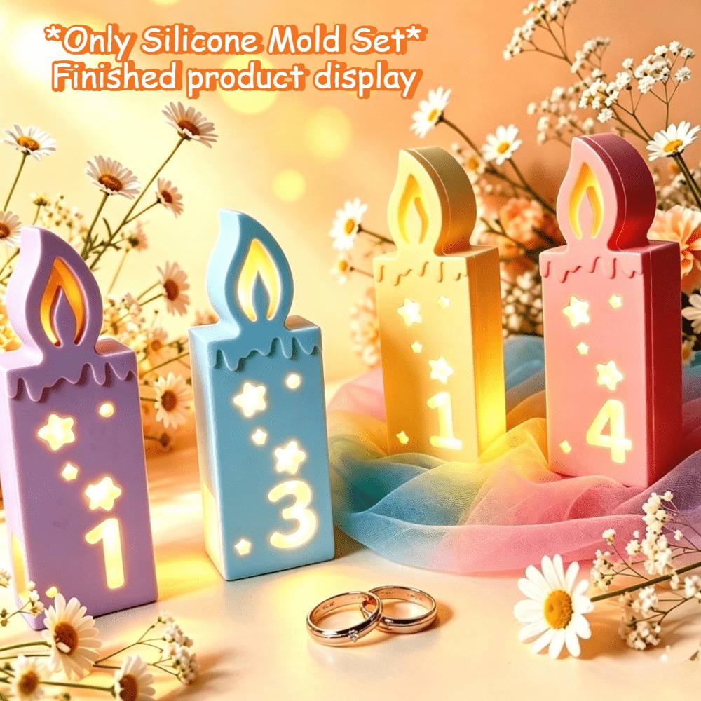 Kit de moldes de silicona para - Candle Making Kit Xmas reseña y precio