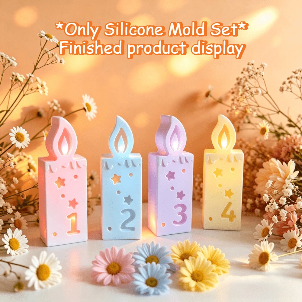 Kit de moldes de silicona para - Candle Making Kit Xmas reseña y precio